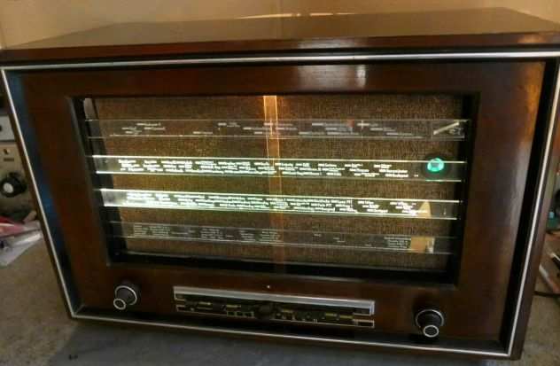 Telefunken D 860 WK Top Large Super dal 1938 radio a valvole, ottime condizion