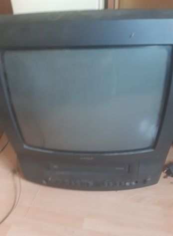 televisore registratore vhs SABA