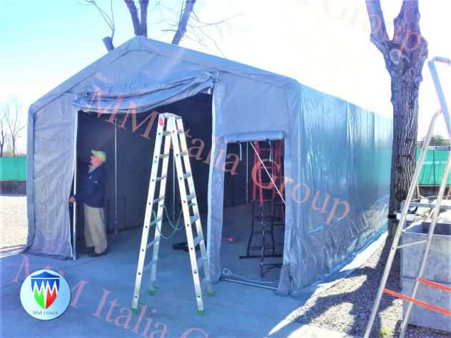 Teloni in Pvc Per Rimessaggio e Magazzino 6 x 8 x 4,09 mt. a Belluno