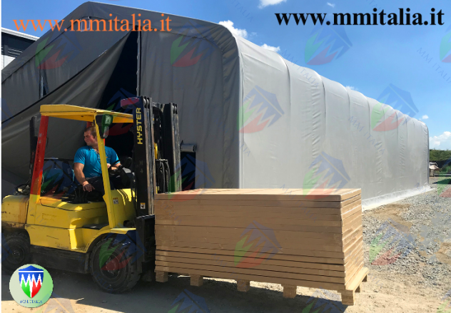 Tenda Box Garage box 6,0 x 3,3 Mt. per uso magazzino Offerta