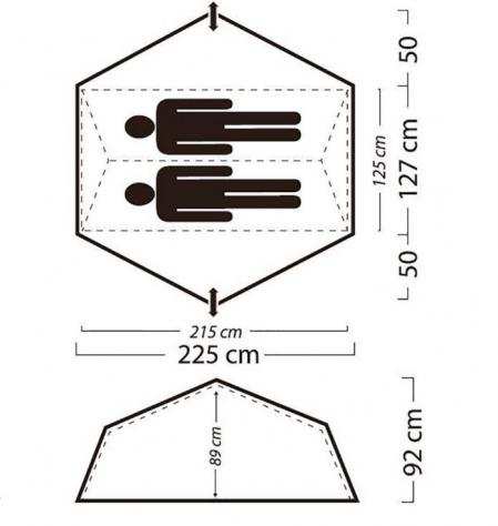 Tenda Columbus Ultra 2Posti