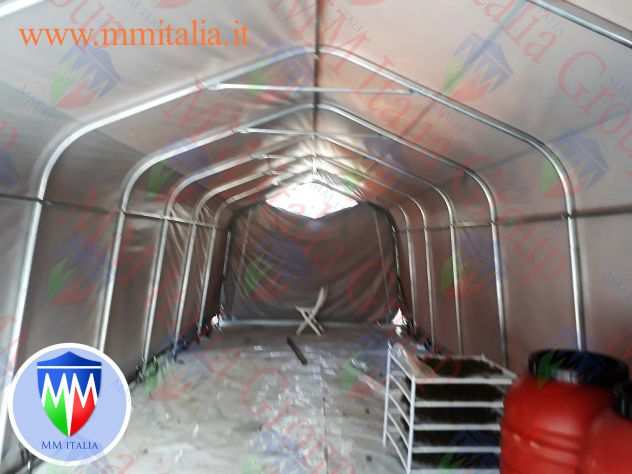 tenda garage per magazzino 3,3 x 7,2 x 2,6