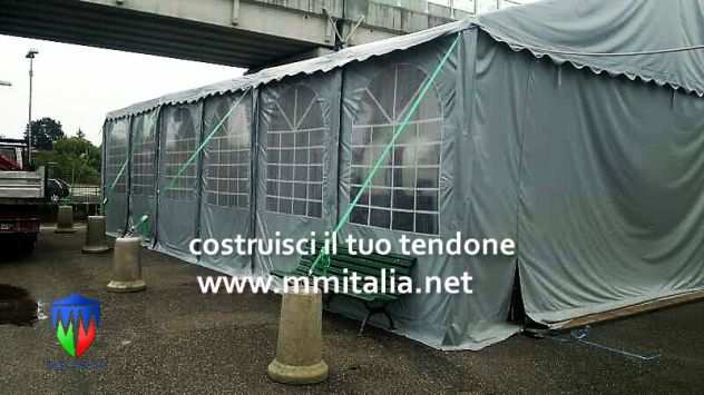 Tendoni e cucine mobili per Mense aziendali, imprese Edili, emergenza covid19