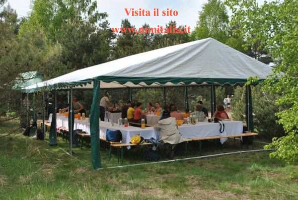 Tendoni Gazebo Tenso 6 x 10 uso privato e Pubblico a Rovigo