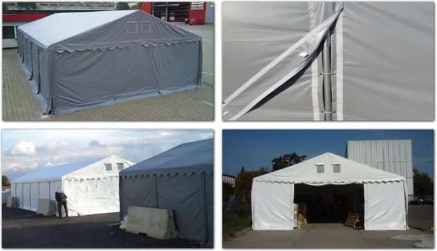 Tendoni in Pvc Gazebo 6 x 12 Estate Ecoplus, con chiusure Extra con velcro