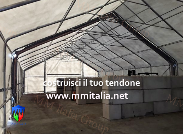 TENDONI PER AGRICOLTURA 8 X 16 X 3,96 Mt. euro 3.284,00 i.e. MM Italia