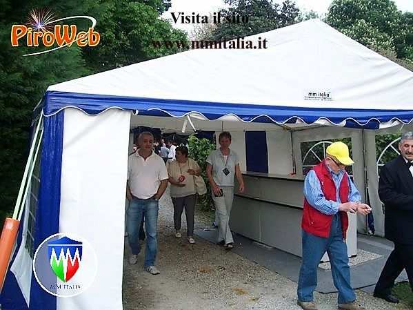 Tendoni per Eventi, Gazebo 5 x 8 in Pvc Ignifugo a Brescia