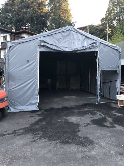 Tendoni per Garage auto 4 x 8 per deposito merci magazzino con telo in Pvc