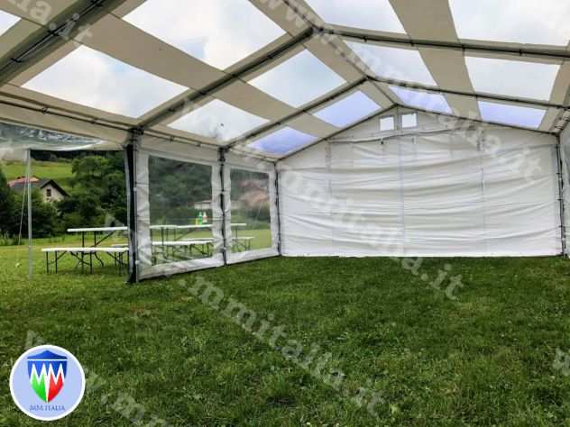 Tendoni Tendostrutture Gazebo trasparenti pvc cristal , con velcro, modulari