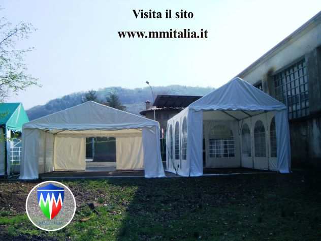 Tendostrutture 5 x 6 tendoni gazebo da giardino