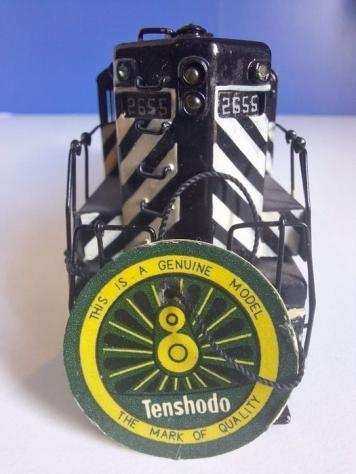 Tenshodo H0 - 123-125 - Locomotiva elettrica (1) - GP 7, brass model - Santa Fe