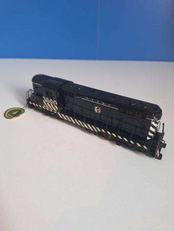 Tenshodo H0 - 123-125 - Locomotiva elettrica (1) - GP 7, brass model - Santa Fe