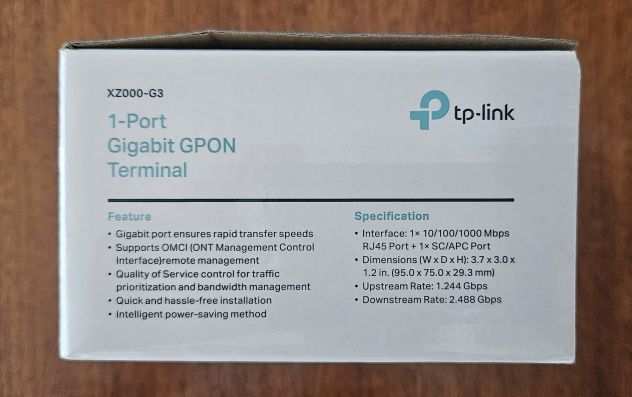 Terminale fibra Ottica TP-Link