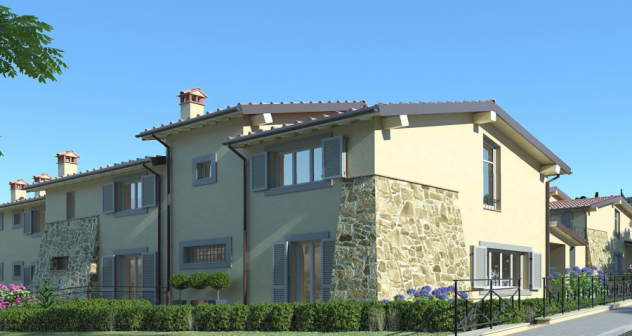 Terratetto in vendita a UOPINI - Monteriggioni 108 mq Rif 1231885
