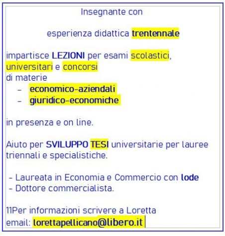 TESI e Lezioni