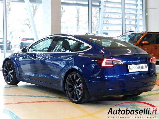 Tesla Model 3 PERFORMANCE AWD DUAL MOTOR 462 4X4 PELLE LED