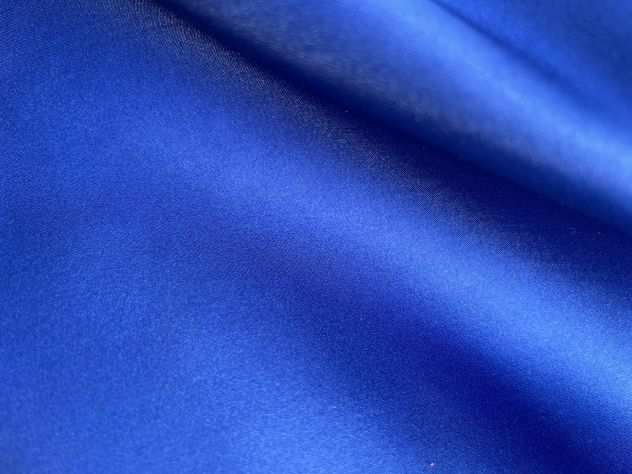 Tessuto raso colore azzurro per Artigianato