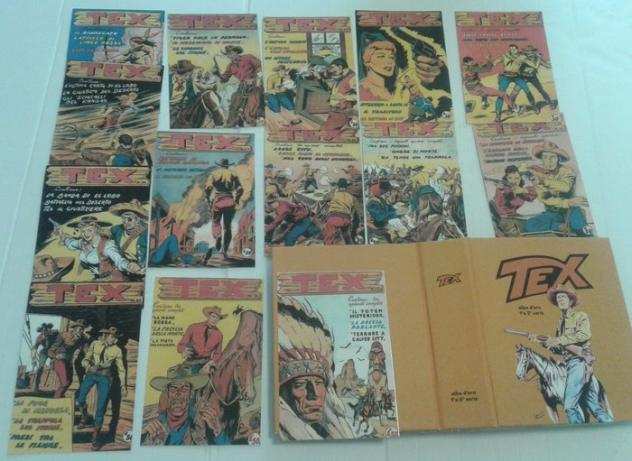 Tex - Albo Doro 204 x completa cover trasformate in Cartoline -Set con 2 contenitori amatoriali