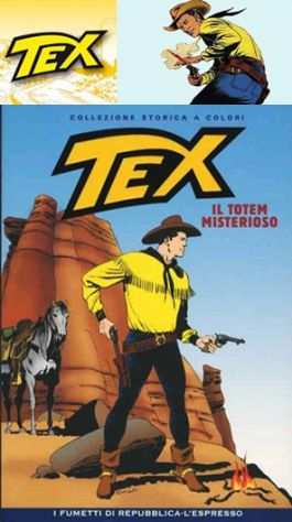 TEX N. 1, IL TOTEM MISTERIOSO, COLLEZIONE STORICA A COLORI, 2007.