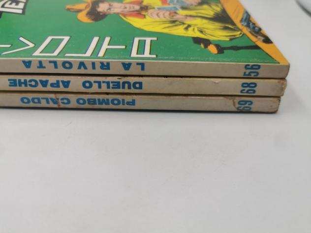 Tex nn. 56, 68, 69 - quotLa rivoltaquot - quot Duello Apachequot - quotPiombo caldoquot - 3 Fumetto - Prima edizione