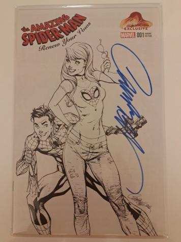 The Amazing Spider-Man 1 - The amazing spiderman renew your vows 1 signed by Campbell certificate exclusive Campbell store - Spillato - Prima edizione