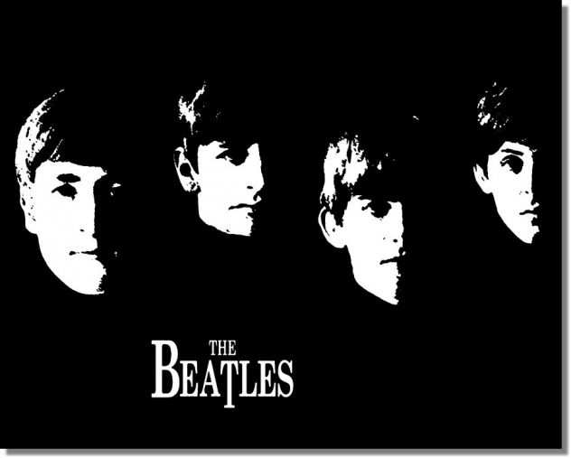 The Beatles dipinto moderno