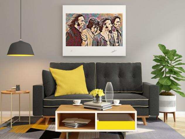 The Beatles - The Beatles - Artwork - Gicleacutee - Original by artist Raffaele De Leo