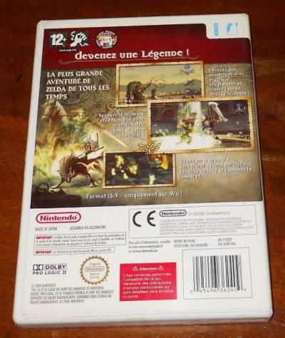 The legend of zelda twilight princess nintendo wii e wii u gioco PAL