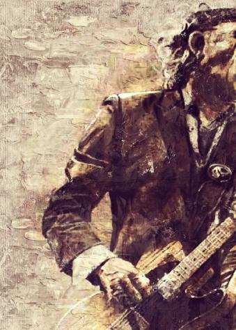 The Rolling Stones - Keith Richards - Oil Edition - High Quality Giclee Art - By artist Andrea Boriani - 15 - XL - Opera drsquoarte  Dipinto - 20212021