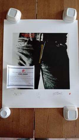 The Rolling Stones - Multiple artists - Sticky Fingers - Lithograph - Numbered 34935000 - COA - Articolo memorabilia merce ufficiale - 19941994