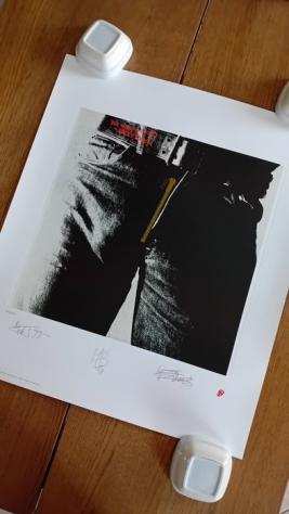 The Rolling Stones - Multiple artists - Sticky Fingers - Lithograph - Numbered 34935000 - COA - Articolo memorabilia merce ufficiale - 19941994