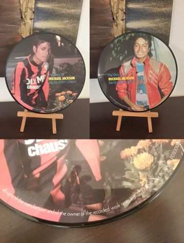 The Story Of MICHAEL JACKSON Told By JERRY COWAN, Picture Disc VINILE, 1983.