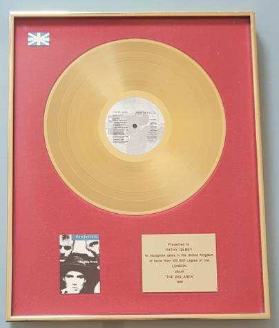 THEN JERICO BPI in house Gold Album Record Award - Oggetto decorativo - 1989