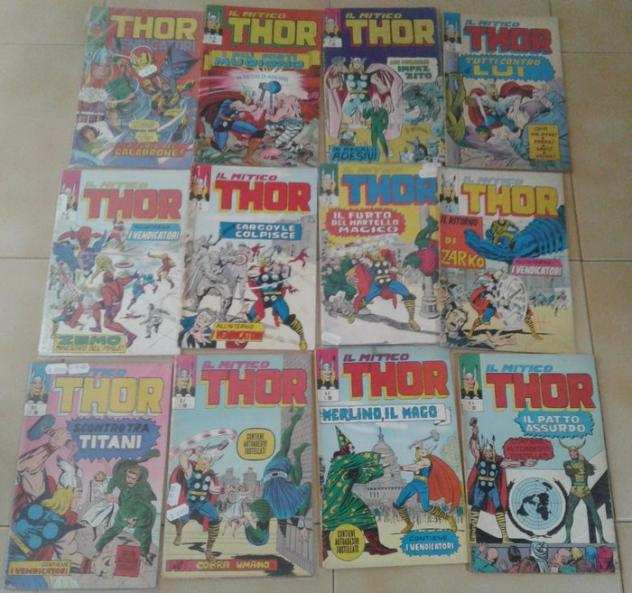 Thor il mitico 12 x albi Corno misti fascia 418 - del 1974 - 12 Comic collection