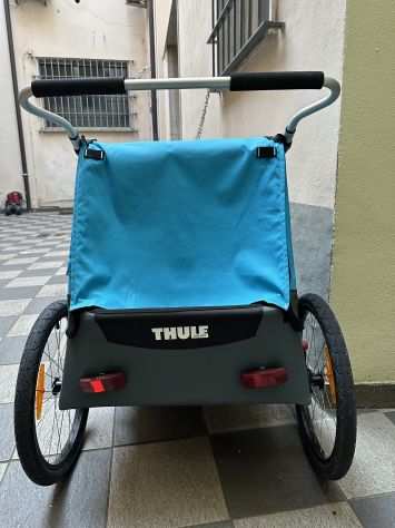 Thule Coaster XT rimorchio per bici 2 posti blu