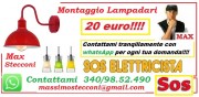 Plafoniere e lampadari installazione 20 euro