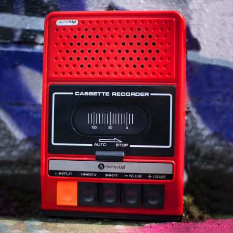 Thumbs Up iRecorder Registratore Casse Vintage Retro iPhone iPod speaker rosso
