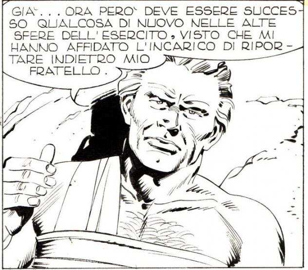 Ticci, Giovanni - 1 Original page - Tex 272 - quotil disertorequot - 1983