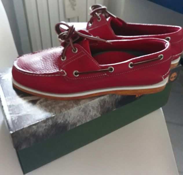 Timberland boat shoe rosse anno 1999