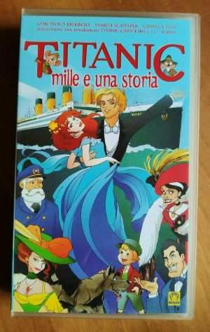 Titanic Mille E Una Storia VHS Cartone Film Animato Medusa videocassetta vintage