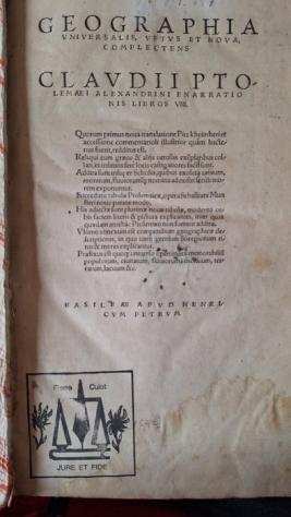 Tolomeo (Claudius Ptolemaeus) - Geographia Universalis - 1542