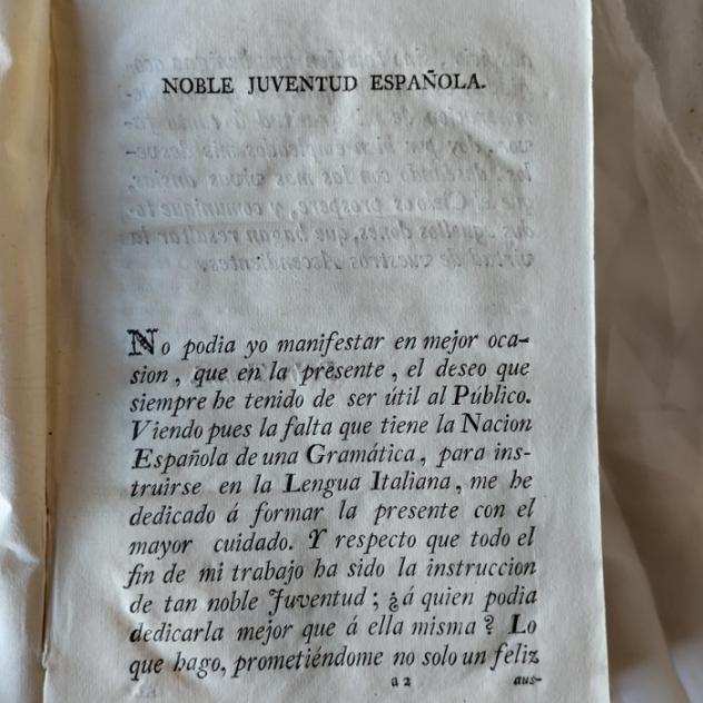 Tomasi, Pedro - Nueva y completa gramatica italiana explicada en espanol, dividida en dos tratados el primero - 1779