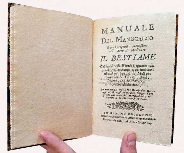 Tonini - Manuale del Maniscalco - 1774