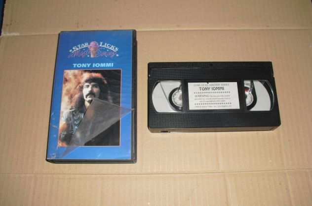 TONY IOMMI - PACKAGE 1984 star licks - VHS USATA