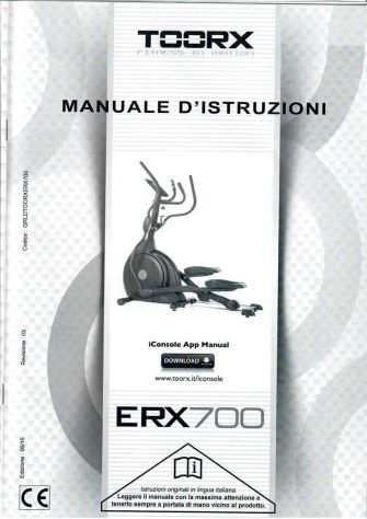 Toorx Ellittica ERX700 -Richiudibile