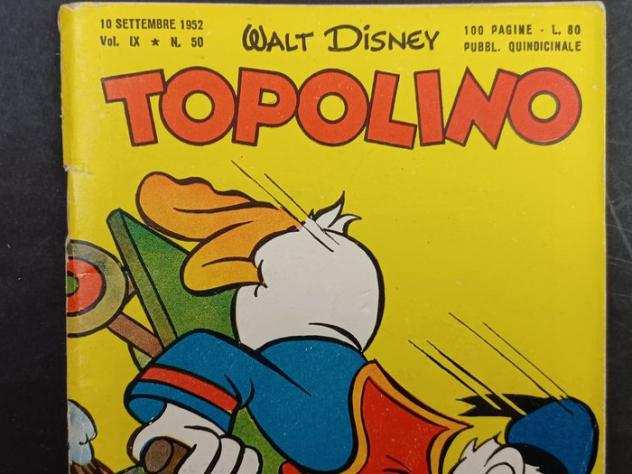 Topolino 50 - 1 Comic - Prima edizione - 1952