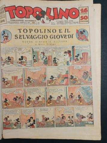 Topolino - Giornale dal n. 394 al n. 435 - 1 Comic collection - 19401941