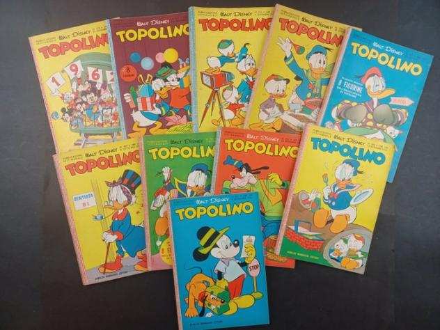 Topolino Libretto - 10 Comic - Prima edizione - 1961