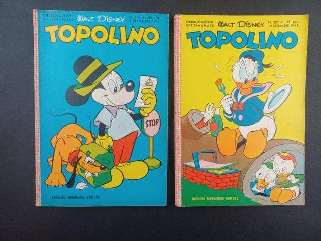 Topolino Libretto - 10 Comic - Prima edizione - 1961