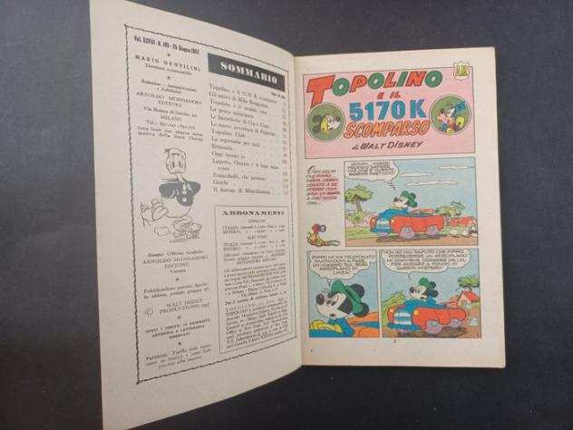 Topolino Libretto - 5 Comic - Prima edizione - 1957